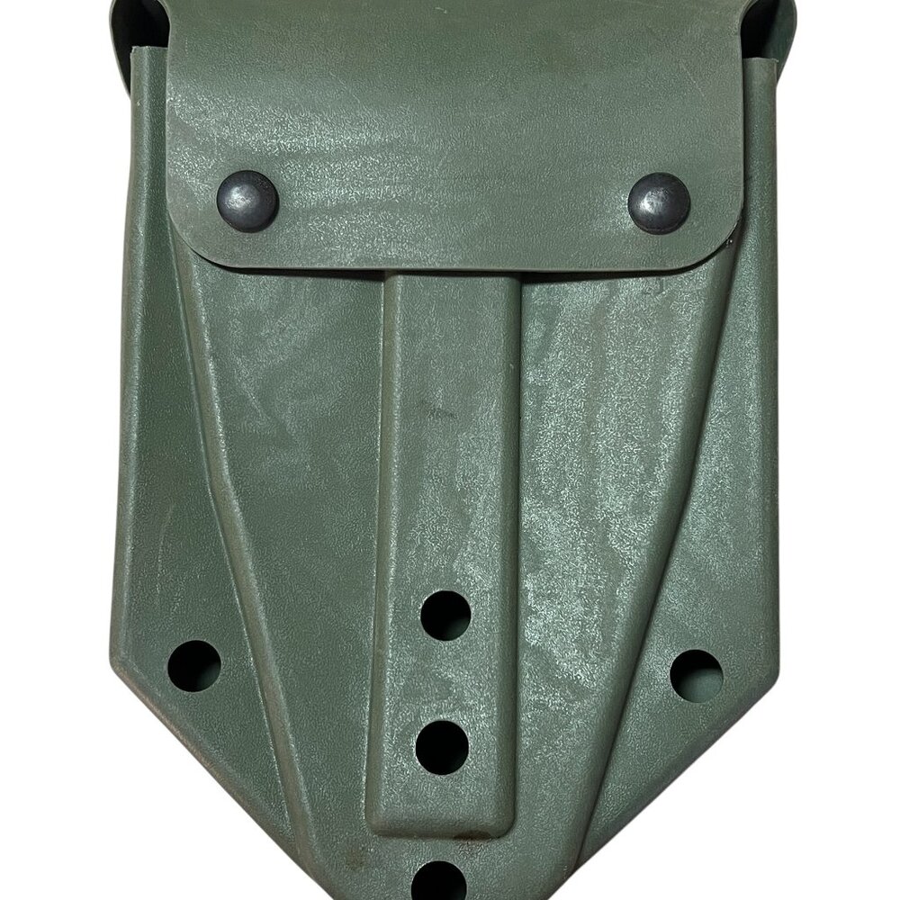 US Military Green Rubber Entrenching Tool Pouch E Tool Shovel Case Cover 1984 Th